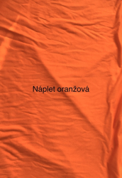 Náplet hladký  - oranžová