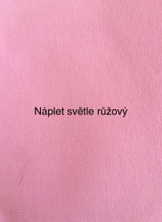 Náplet hladký  - světle růžová č 07