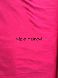 Náplet hladký  - malinová č 08