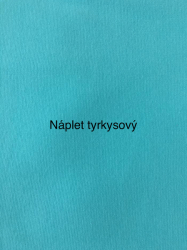 Náplet hladký  - tyrkys č 15